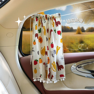 Pare-soleil de voiture en forme d'animal de dessin animé, rideau latéral rétractable, pare-soleil de fenêtre toutes saisons pour enfants, protection, isolation thermique - Product Image 3