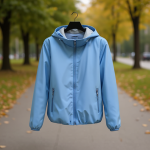 HDJ Junior Reversible Windbreaker BI-2303 <b>Women</b> Plus Size <b>Coat</b> Jacket - Product Image 3