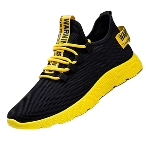 Chaussures de sport tendance pour hommes en mesh, légères, pour le fitness et la course à pied, printemps, été et automne, semelle intérieure en PVC respirante - Product Image 4