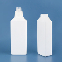 Bouteille d'engrais liquide en HDPE de 1000 ml avec bouchon doseur, bouteille de dosage anti-fuite pour l'emballage de solutions nutritives de jardinage