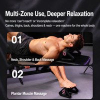 Nouveau Masseur Portable 2026 pour Relaxation Musculaire Profonde, Rouleau de Massage Électrique Sans Fil, Rouleau de Yoga