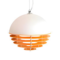 Lustre de restaurant Sunset, style ancien, table de bar, Bauhaus, acrylique orange, design, ambiance, petit lustre