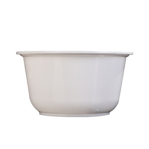 Disposable Round Plastic Bowl With <b>Lid</b> <b>Microwave</b> Safe For Camping And Takeout Use - Product Image 4