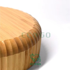 Tazón Grande de Bambú Ecológico, Diseño Clásico, Tallado a Mano, para Servir Ensaladas y Frutas, Marca Original Fujian, Personalizable - Product Image 4