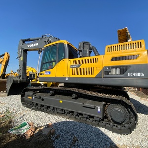 Excavadora de cadenas Volvo EC480DL de segunda mano, 48 toneladas, con potente motor japonés original para excavación en minas. - Product Image 1