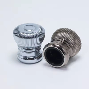 Nuevo Diseño MUB, Botella de Perfume de Vidrio Transparente de 50 ml con Forma de Bola y Cuello Prensado, con Tapa de Zinc de Lujo - Product Image 3