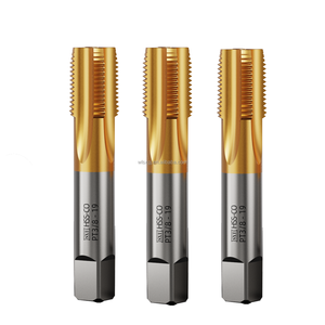 Hsse tin hiệu suất cao ống threading công cụ 55 60 độ ZG/PT/rc1/2L HSS rãnh thẳng người anh Ống vít threading vòi - Product Image 6