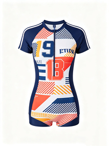 Nouveauté - Ensemble de maillots de sport pour femmes en tissu polyester, sublimation de haute qualité, séchage rapide, impression de logo personnalisé - Product Image 2