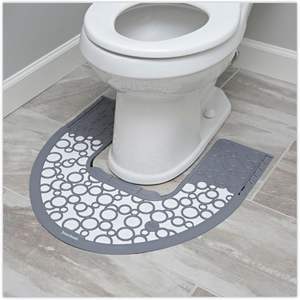 Alfombra de Baño Boardwalk 2.0, 22.88 x 22, Gris/Blanco, 6 por Caja - Product Image 5