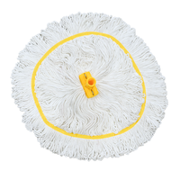 Recharge de tête de balai serpillère en microfibre à boucles, tête de balai serpillère plate en plastique blanche de remplacement pour le nettoyage des sols NO.9413