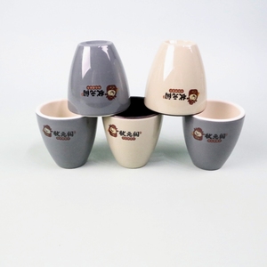 Classic Anti-scald Chinese Melamine <strong>Tea</strong> Tasting Cups Used Tableware <strong>Set</strong> <strong>White</strong> Pattern 300ml BPA Free Home Restaurant - Product Image 6