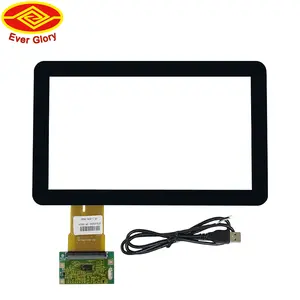 7"8"10.1"11.1"12.1"15"15.6"17" Inch Optical Bonding Eeti Touchscreen Transparent Tempered Glass Pcap Capacitive Lcd Touch Panel