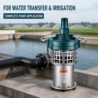 Pompe submersible à aimant permanent à fréquence variable QH15-50-4ZT 4kW, débit 15mm³, hauteur de refoulement 50m, sortie 50mm, 380V 50Hz + Boîtier onduleur