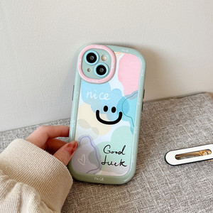 Coque de téléphone CHAOYIDIAN avec motif de dessin animé <span class=keywords><strong>mignon</strong></span> et souriant, protection intégrale des objectifs colorés pour <span class=keywords><strong>iPhone</strong></span> 16 15 14 13 12 11 pour femmes - Product Image 6
