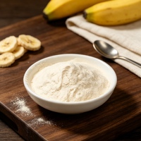Poudre de jus de banane instantanée de haute qualité pour les smoothies, les boissons et les shakes