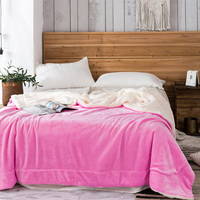 Haute qualité couleur personnalisée reine King Size flanelle Sherpa polaire épaisse maison couverture d'hiver chaude pour l'hiver