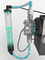 Pompe doseuse de chlore acide de haute précision 4-20mA OEM de pompe à membrane de transfert de liquides à haute viscosité pour le traitement de l'eau 15L/H