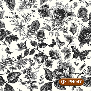 Carta da Parati Adesiva Stile Francese Retrò Floreale, Impermeabile, Autoadesiva, <span class=keywords><strong>per</strong></span> Decorazione Casa - Product Image 2