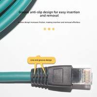 Câble Ethernet Cat6 M12 vers RJ45 étanche, 8 conducteurs en cuivre, câble de caméra industrielle Cognex à codage X, haute flexibilité, câble de traînage