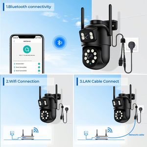 Caméra IP sans fil Pil Ile Alian RTSP P2P pour chambre à coucher, caméra discrète 802.11 Corée Xmeye Sex 1080P 20MP, mini-dôme intérieur - Product Image 5