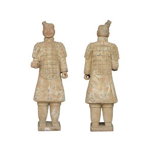 Precio de Fábrica Guerreros de Terracota Estatuas de Decoración de Jardín de Tamaño Real Antiguas Fabricante de Arcilla de Terracota Ejército de Qin Shihuang - Product Image 1