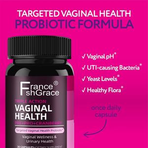 Suplemento Probiótico de Triple Acción Personalizado para Mujeres, para el Apoyo Vaginal, Digestivo e Inmunológico, Cápsulas Probióticas para Mujeres - Product Image 2
