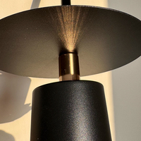Suspension moderne pour îlot de cuisine, lampe suspendue au plafond style UFO avec finition dorée, compatible LED E27 pour chambre et restaurant