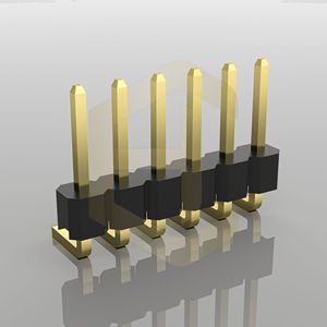 Connecteur de broches mâle PZ254-1-20-W-8.5, à angle <span class=keywords><strong>droit</strong></span> 90 degrés, à une rangée, pas de 2,54 mm - Product Image 1