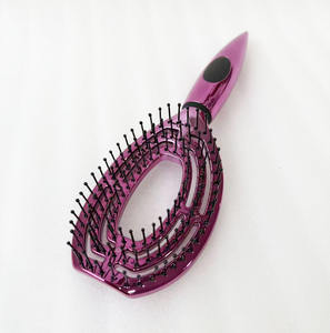 Coussin à pagaie personnalisé avec logo d'usine, brosse à cheveux pour coiffure, brosse à perruque, matériau de poils confortable pour <span class=keywords><strong>salon</strong></span> et soins capillaires à domicile - Product Image 6