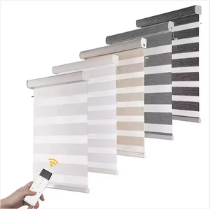 SAMADHI Smart Zebra Roller Blind Jour Nuit Maison Intérieur Fenêtre Traitement Blackout Zebra Stores Motorisés - Product Image 5