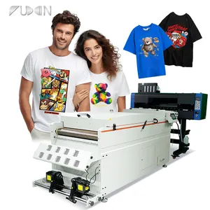 FuXin T Shirt 60cm DTF Printer 4 Pieces I3200-A1 Heads Direct to Film T Shirt Printer Machine White Ink Label Printer