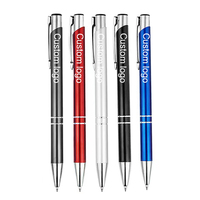 Stylos à bille de bonne qualité publicitaires avec logo personnalisé Stylos cadeaux promotionnels en métal Stylo à bille multicolore
