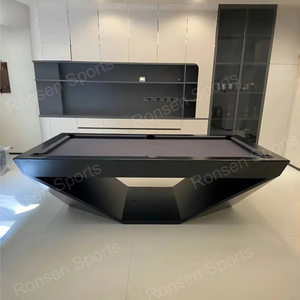 Mesa de billar de pizarra de 8 pies 9 pies estilo moderno precio barato PRODUCCIÓN DE FÁBRICA de calidad superior con tapa - Product Image 1