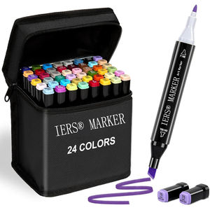 Ensemble de 200 marqueurs d'art à l'alcool avec application, marqueurs d'artiste à double pointe, <span class=keywords><strong>large</strong></span> et fin, cadeau pour enfants, adultes, artistes, dessin, peinture - Product Image 1