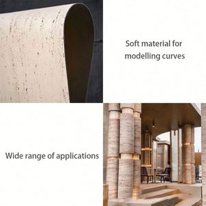 Paneles de Pared Flexibles Ultrafinos para el Hogar Moderno, Diseño Nuevo, PU Suave y Flexible, Impermeables, Resistentes a la Humedad, Aislantes del Calor, para Apartamentos - Product Image 4