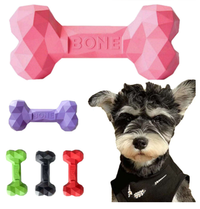 Con chó nhai xương cho hung hăng chewers giống lớn thịt bò thực hương vị con chó nhai đồ chơi gần như không thể phá hủy khó khăn con chó đồ chơi - Product Image 1