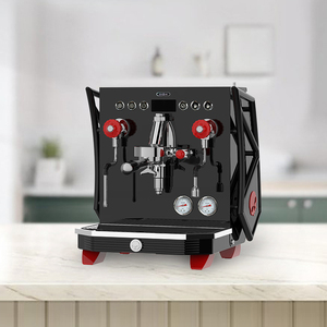 Cafetera Italiana Semiprofesional de 2 Grupos con Bomba de 15 Bares para Espresso y Cappuccino, Ideal para Negocios - Product Image 6