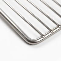Grille de barbecue rectangulaire en acier inoxydable 304 de qualité alimentaire Senneng, filet de remplacement pour barbecue, cadre solide, facile à utiliser