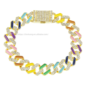 Drip <b>Cuban</b> <b>Chain</b> Bracelet, Cool Bracelet, Jewelry Tanjing Fashion Lijing Necklace - Product Image 1