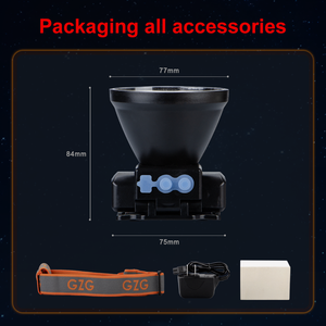 Xách Tay Độ Sáng Cao 3 Chế Độ 90 ° Có Thể Điều Chỉnh Đèn Pha Có Thể Sạc Lại Làm Việc Ánh Sáng <span class=keywords><strong>Torch</strong></span> Ánh Sáng Đèn Pin Chiến Thuật LED Đèn Pha - Product Image 6