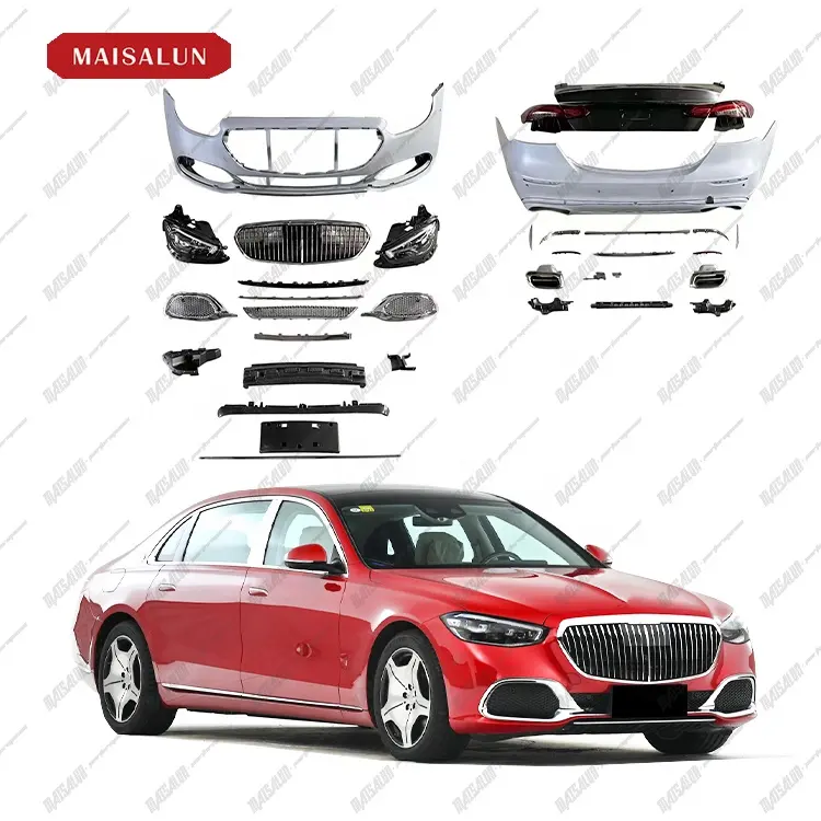 W213 Bodykit mit Scheinwerfer Rücklichter Facelift ing für Benz W213 2016-2020 E-Klasse Alt bis Neu M Kunststoff Auto Auto Body Kit