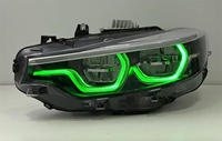 WLJ - Accesorios para Automóviles BMW Serie 4 M4 M3 F32 F36 F80 F82, Conjunto de Luces LED RGB de Conducción Diurna
