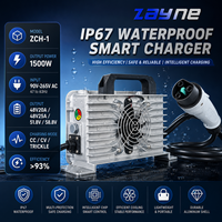 Chargeur de batterie étanche au plomb-acide et au lithium 24V 48V pour chariots de golf, nettoyeurs de sols et équipements de nettoyage