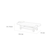 Table de massage et de beauté moderne non électrique en cuir PU pour salon, tables de massage commerciales par Bonnie Beauty