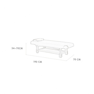 เตียงนวดไม้แบบไม่ใช้ไฟฟ้า เตียงเสริมความงาม โบนนี่ บิวตี้ แมสสาจ เทเบิลส์ - Product Image 2