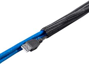 อุปกรณ์จัดระเบียบสายเคเบิลหุ้มลดเสียงรบกวนแบบขยายได้ปราศจากฮาโลเจน - Product Image 5