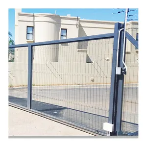 Y Post 358 Mesh Fence Netting Perimeter For Parks Hot Galvanized 358 Wire On Top Fence For Prison