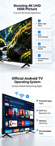 Televisor Inteligente de 98 Pulgadas 4K UHD QLED Android TV, Pantalla Grande LED, 2+16 GB, Wifi, HDR, Uso Comercial y Doméstico, Venta al por Mayor, Ultrafino - Product Image 4