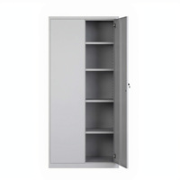 Archivador Metálico de Acero Completo con Cerradura para Oficina, Gabinete de Almacenamiento de Documentos de Acero Laminado en Frío de 2 y 4 Puertas