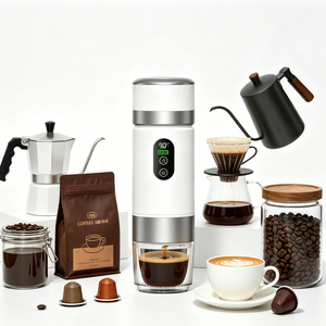 เครื่องชงกาแฟเอสเพรสโซแบบรวมดีไซน์ 3 in 1 อุปกรณ์ชงกาแฟแบบพกพา ปั๊มแรงดันสูงเพื่อสกัดกลิ่นหอมเข้มข้นของเครื่องดื่มกาแฟ - Product Image 2